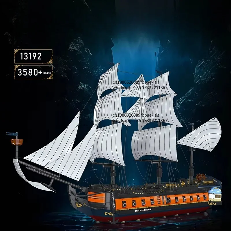 Фото Конструктор Mould King 13192: Модель имперского эсминца, 3580 деталей, техническая сборка, настольное украшение, праздничный подарок №2