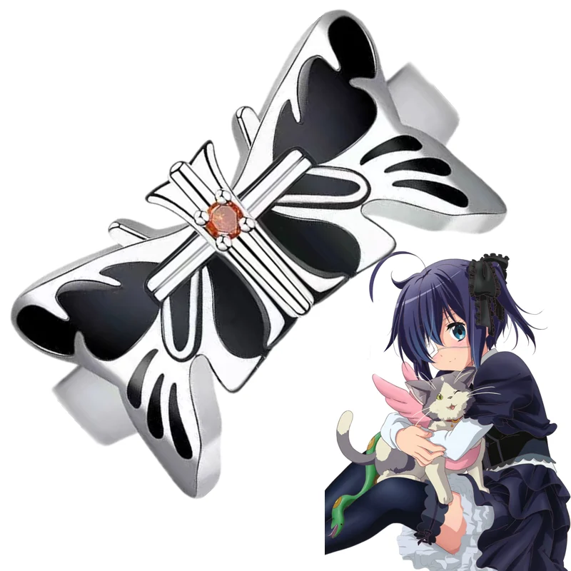 

Anime Love Chunibyo & Other Delusions Takanashi Rikka Ring Cosplay Fashion Unisex Adjustable Accessories Jewelry Rings Gift