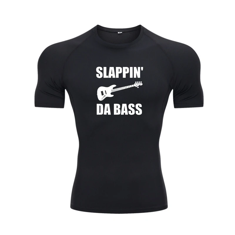 

Забавная футболка Slappin Da с басом, гитарой, музыкантом, группы bassistant, Уникальные топы, хлопковые футболки для мальчиков, облегающие футболки высокого качества