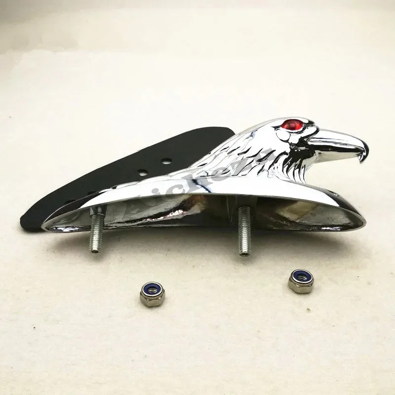 

Универсальный мотоцикл с красным глазом и орлиной головой, украшение на крыло, алюминиевый мотоцикл, квадроцикл, велосипед, алюминиевое переднее крыло, украшение