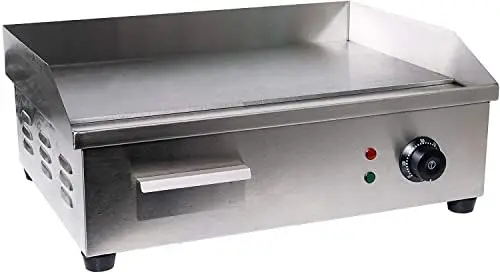 

Indoor Grill Countertop Steak Oven Griddle Plancha Adjustable Thermostatic Control Hot Plate 110V