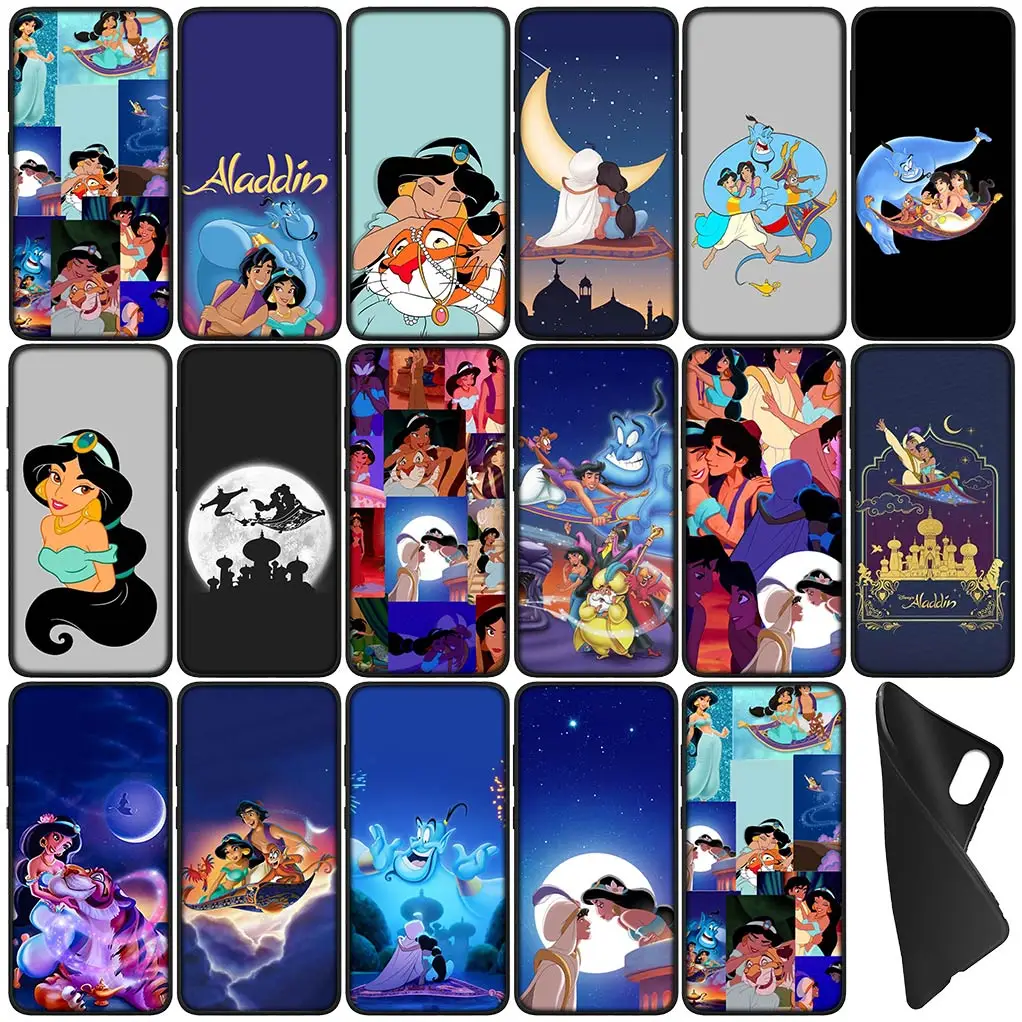 Чехол для телефона Jasmine Aladdin Princess гибкий корпус Xiaomi Redmi Note 10 12 Pro 10A 10C 12C 12s 10S 8T C