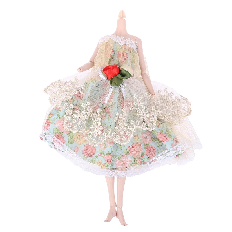 

1PC Doll Clothes Accessories Little Dress Pastoral Fashion Dress Girl Gift Doll change dress