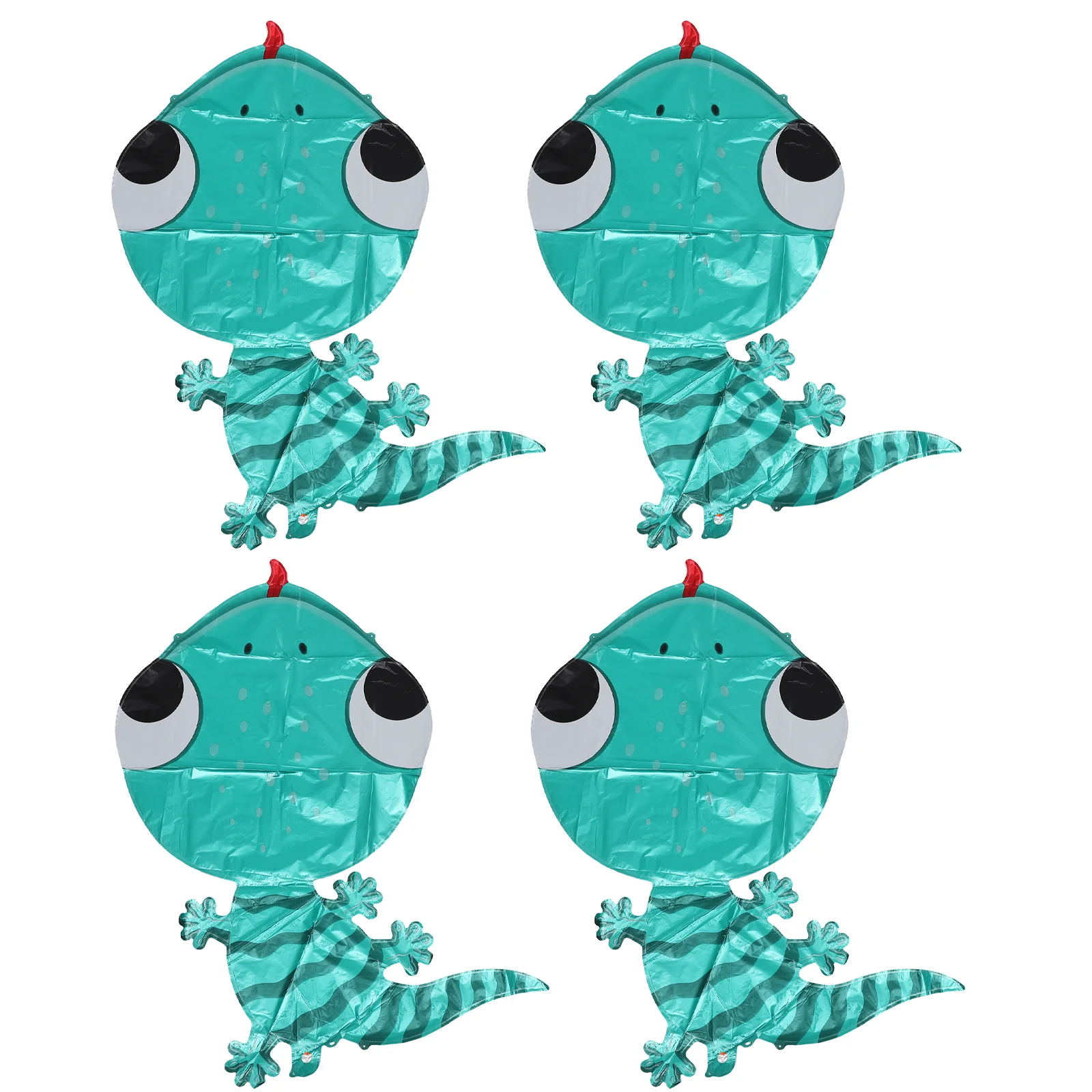 

4Pcs Children Foil Balloons Inflatable Cartoon Balloons Adorable Animals Modeling Foil Balloons