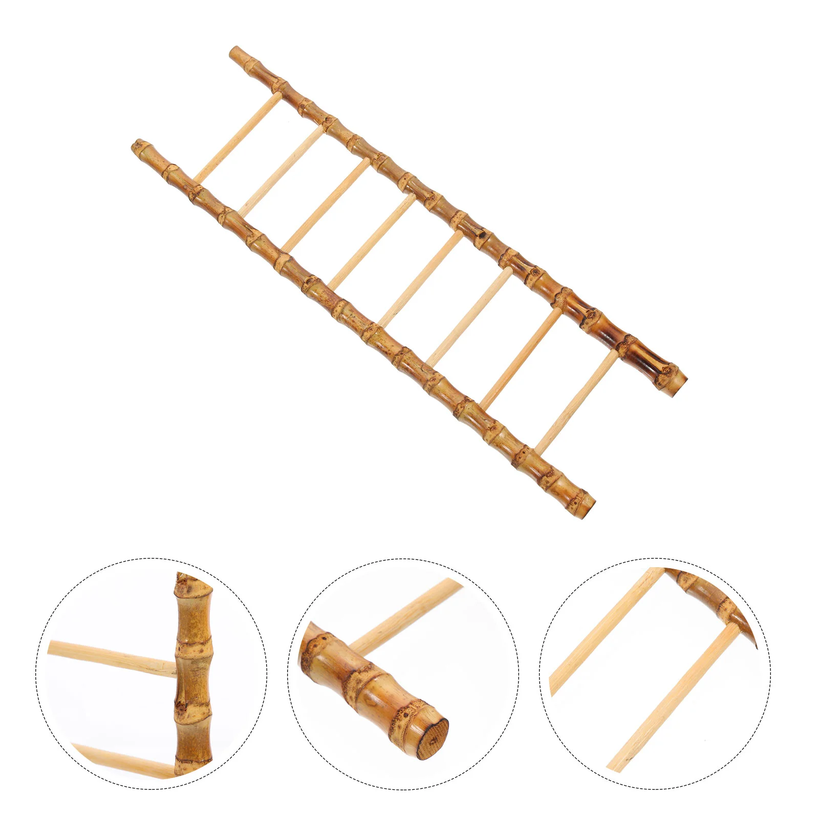 

Ice Tray Sashimi Dish Decorations Photo Props Bamboo Ladder Simulation Artificial Ornaments Model