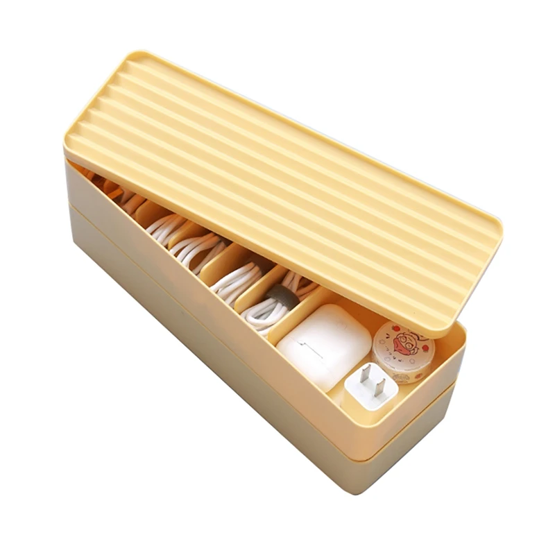 

Двухслойный контейнер для хранения кабеля для передачи данных, пыленепроницаемое устройство управления настольным зарядным кабелем