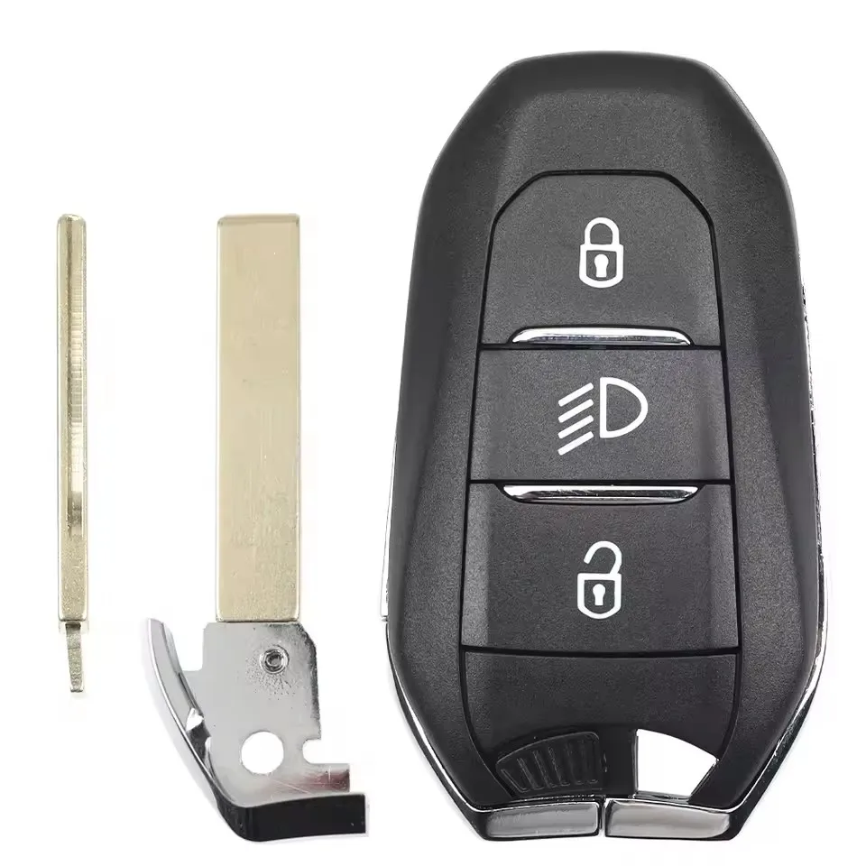 

Сменный смарт-ключ-брелок KEYECU 434 МГц с чипом HITAG AES 4A A3M05 A3M65 A3M15 для Peugeot 308 408 5008 Citroen C3 C4