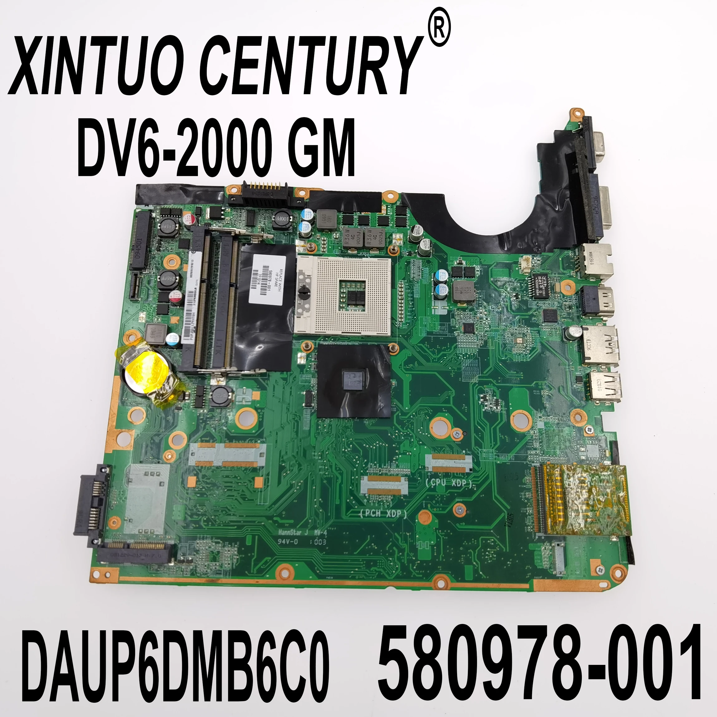 

580978-001 580978-501 580978-601 For HP PAVILION DV6 DV6-2000 Laptop Motherboard DAUP6DMB6C0 N10P-GE-A2/HM55 DDR3 100% Test Work