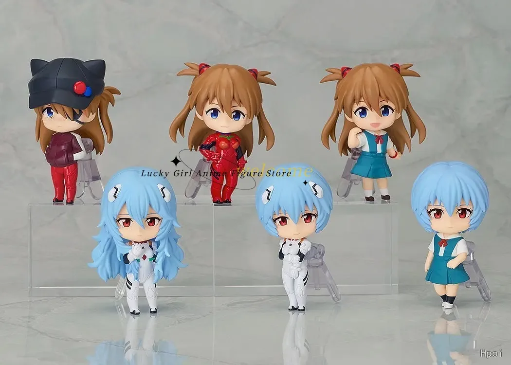 Фото В наличии Оригинальная фигурка GSC Nendoron REI AYANAMI Soryu Asuka Langley 7 см, анимационная мультяшная фигурка, новинка 2026 года №3