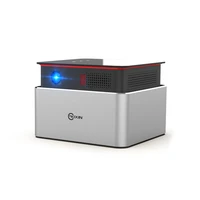 2020 new model android 7 1 8000mah battery chargeable smart portable 1080p dlp 1500 lumens mini home theater projector
