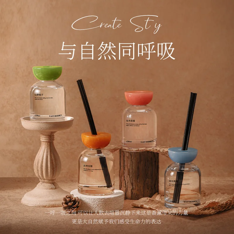 Фото Ароматизатор Zuohe Reed Diffuser Premium без огня, длительного действия, для ароматерапии, освежитель воздуха для отелей, дома, спальни, туалета, декоративный подарок. №2