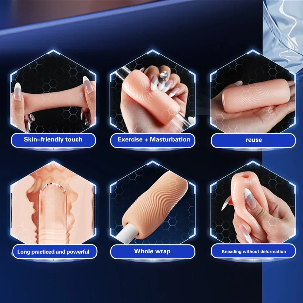 Мужской портативный мастурбатор чашка из ТПЭ секс-игрушки для взрослых мужчин