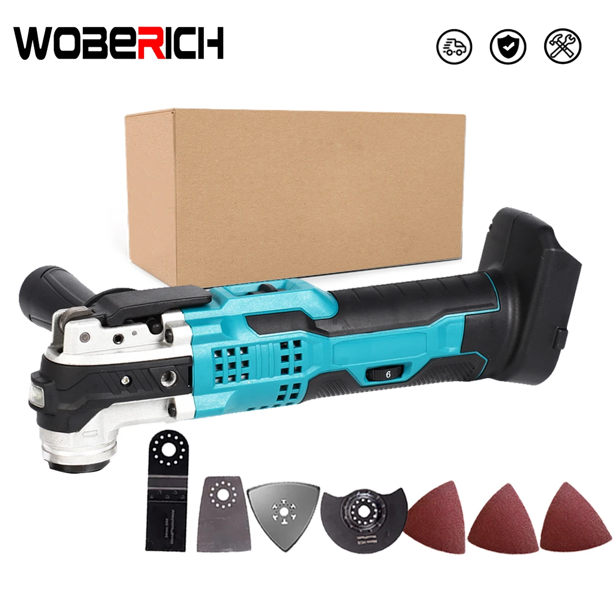 

Oscillating Multifunction Tool for Makita 18V Battery Multi-Tools Variable Speed Renovator Electric Trimmer Electric Saw Tool