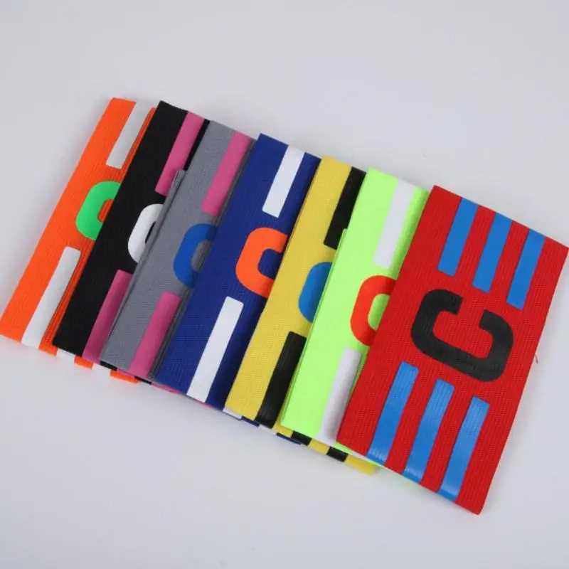 

Профессиональная футбольная повязка, нейлоновая Регулируемая футбольная повязка, повязка на руку для лидера, футбольного матча, повязка на руку капитана