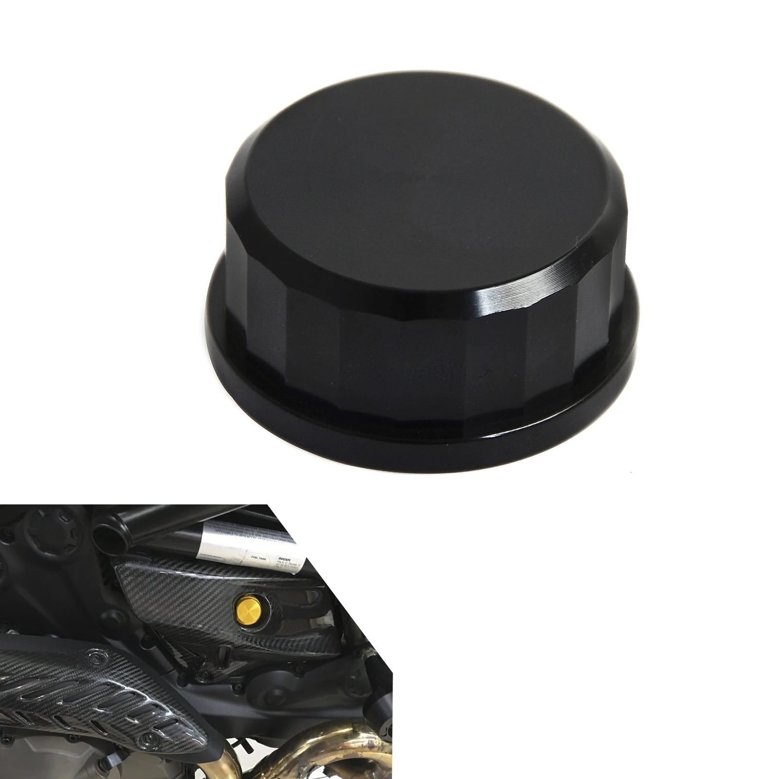 

Motorcycle Water Tank Cap For Ducati 1198 1199 1299 899 959 Panigale V4 Hypermotard 821 939 Monster 1200 Multistrada 1260S 950