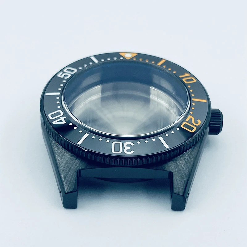 Watch Modify Parts 40mm Stainless Steel/Black PVD Coated 62MAS SPB143J1/253J1 Case Sapphire Glass Fit NH35/36 Automatic Movement