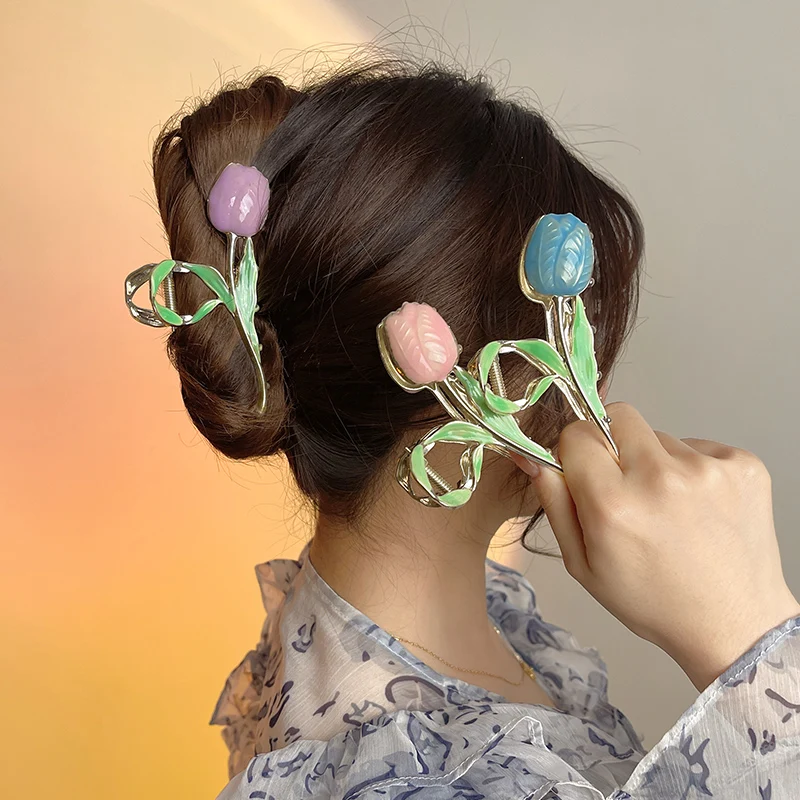 

Hair clips for girls accessoires women korean barrette claw floral bows pin summer Crab tiara fashion Sweets beach Lot Hairgrips