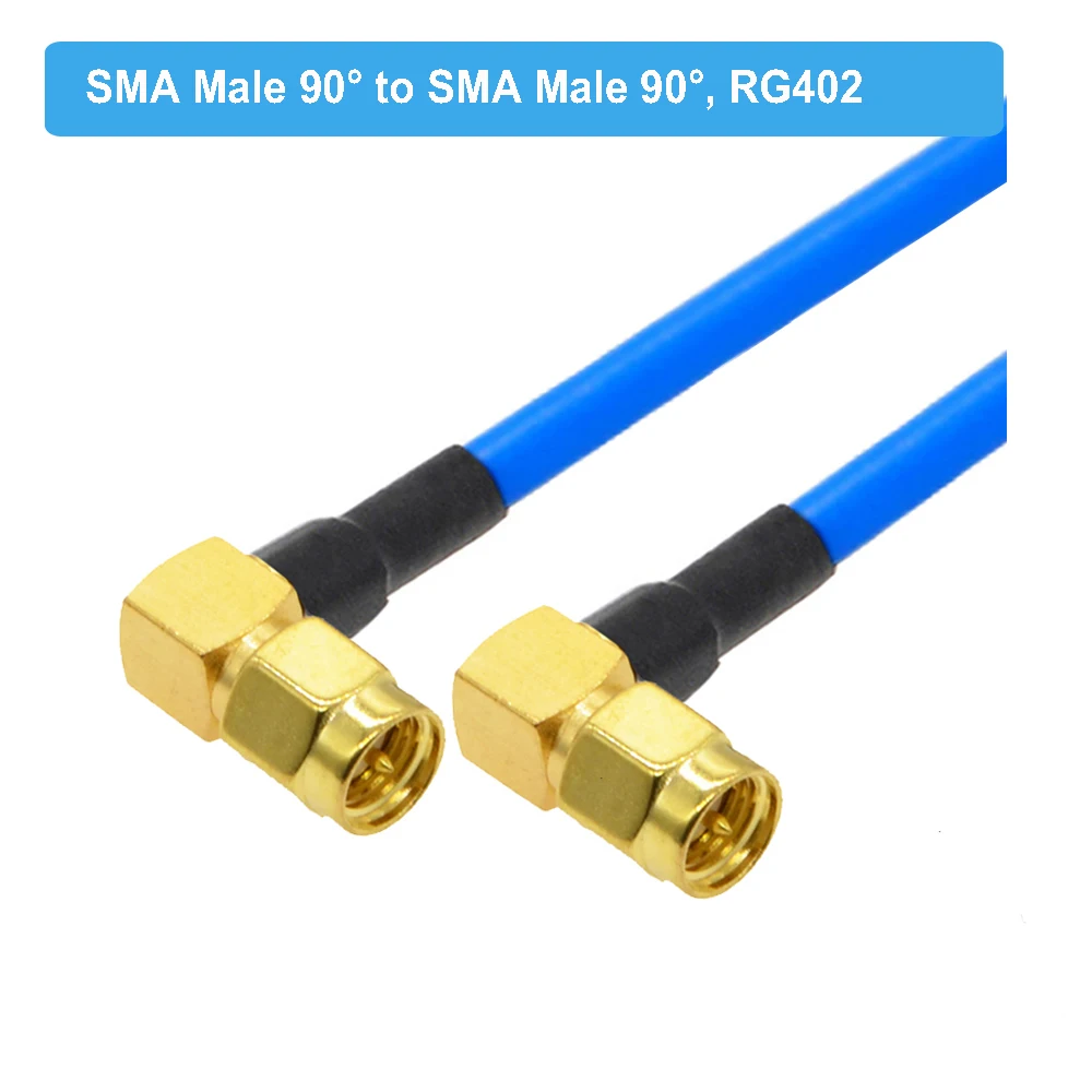 

RP-SMA штекер SMA штекер RG402 косичка кабель 50 Ом RF коаксиальный кабель с низкими потерями термостойкий высокочастотный тестовый кабель