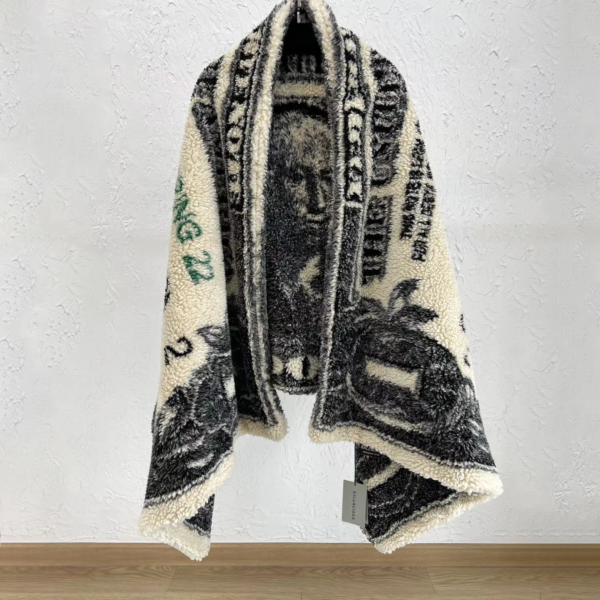 

Шерстяная шаль NIGO, одеяло, шарф # nigo3474