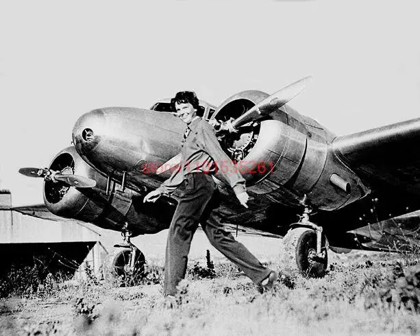 

1937 Авиатор Пилот Амелия хархарт глянцевый 8x10 фото Перепечатка самолета плакат домашняя комната бар Кафе Декор Искусство Настенная живопис...
