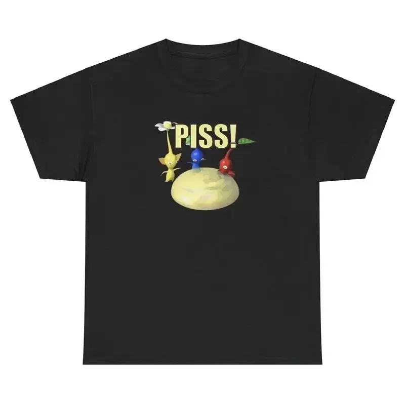 Фото Футболка Pikman Piss: Уникальный, необычный, мемный, прикольный, юмористический подарок №1