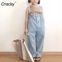 criscky kids baby jumper boys girls clothes pants denim jeans overalls toddler infant jumpsuits newborn clothing trousers