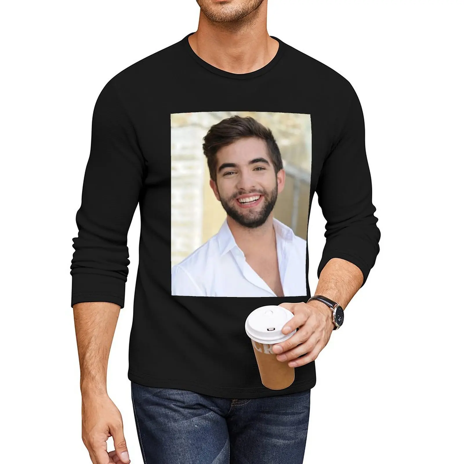 Kendji Girac красивая длинная футболка большого размера возвышенная футболки для
