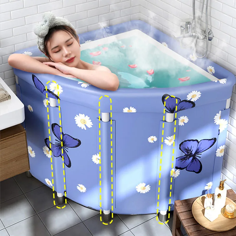 

Freestanding Outdoor Bathtub Large Pliable Portable Foldable Bathtub Outdoor Warm Sauna Portatil Corporal Bathtub Accesoires