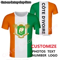 cote divoire t shirt flag free custom name number civ t shirt nation ci ivory coast french d ivoire country print photo clothes