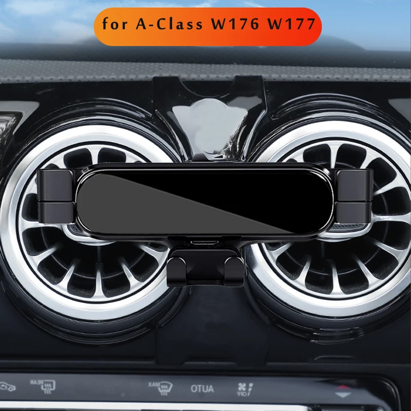 

Автомобильный держатель телефона для Mercedes-Benz A-Class W177 2022 2021 2020, кронштейн для стайлинга автомобиля, вращающийся держатель GPS, Мобильные аксес...