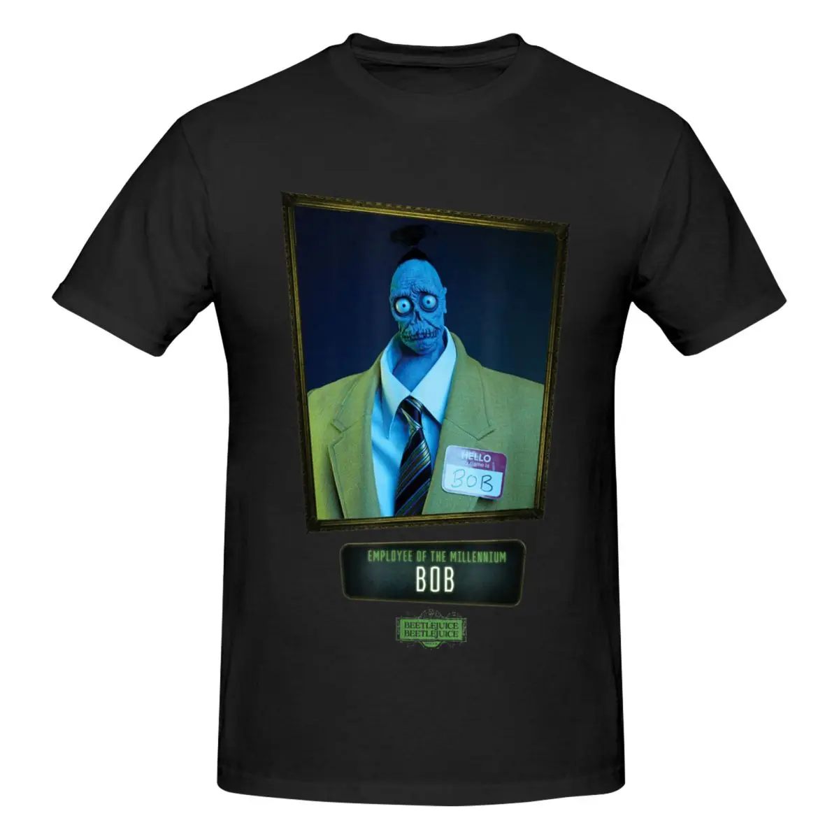 Мужская футболка ужасов B-Beetlejuice для сотрудников боба на Хэллоуин уличная