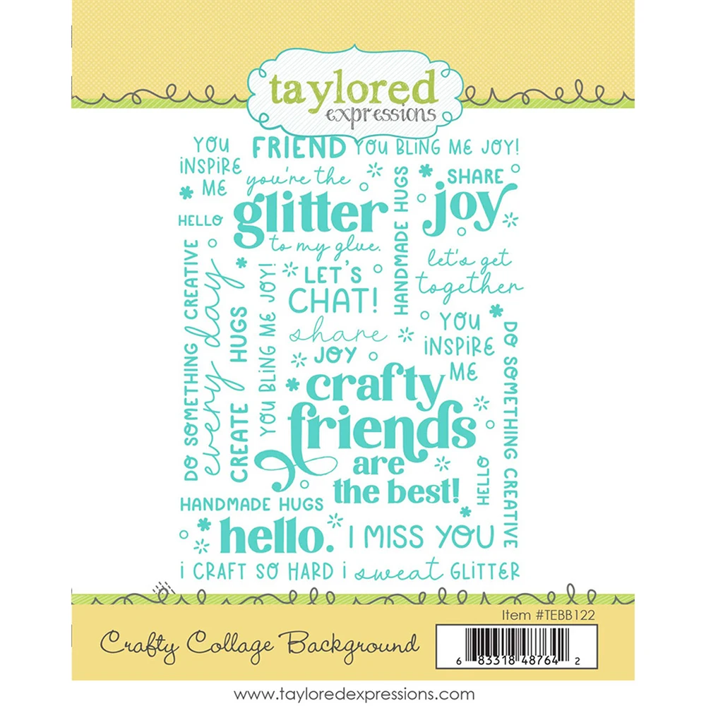 

Crafty Collage Background New Arrival Silicone Stamps Diy Scrapbook Diary Decoration Embossed Paper Card Album Craft Template