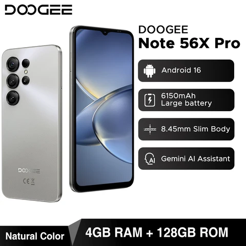 Смартфон Doogee Note 56X Pro, 4/128ГБ, global
