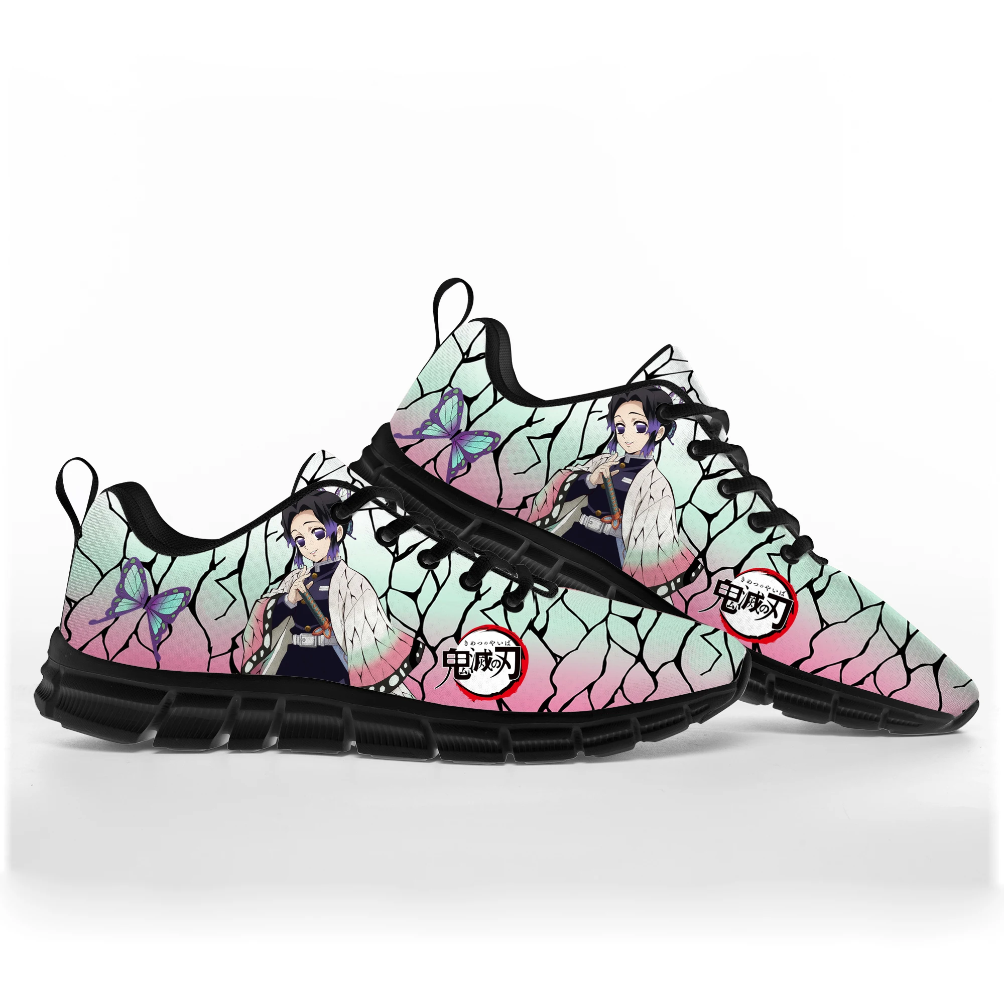 

Shinobu Insect Pillar Demon Slayer Kimetsu No Yaiba Sports Shoes Mens Womens Teenager Kids Children Sneakers Custom Couple Shoes