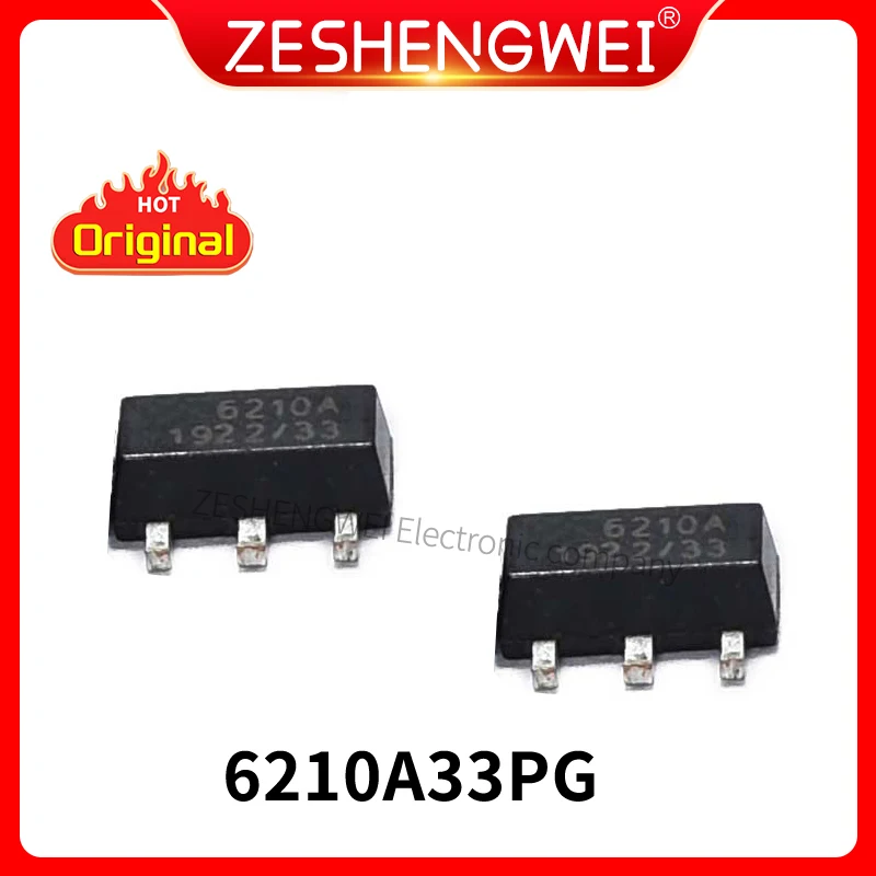 

10PCS 6210A ME6210A33PG SOT-89 High Speed LDO Regulators CHIP IC