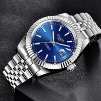 new automatic self wind mens watches top business sport mechanical watches luxury stainless steel aaa clocks dropshipping 2022