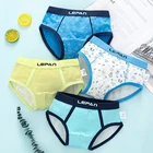 Хлопковые трусы для мальчиков-подростков, 2 шт.комплект