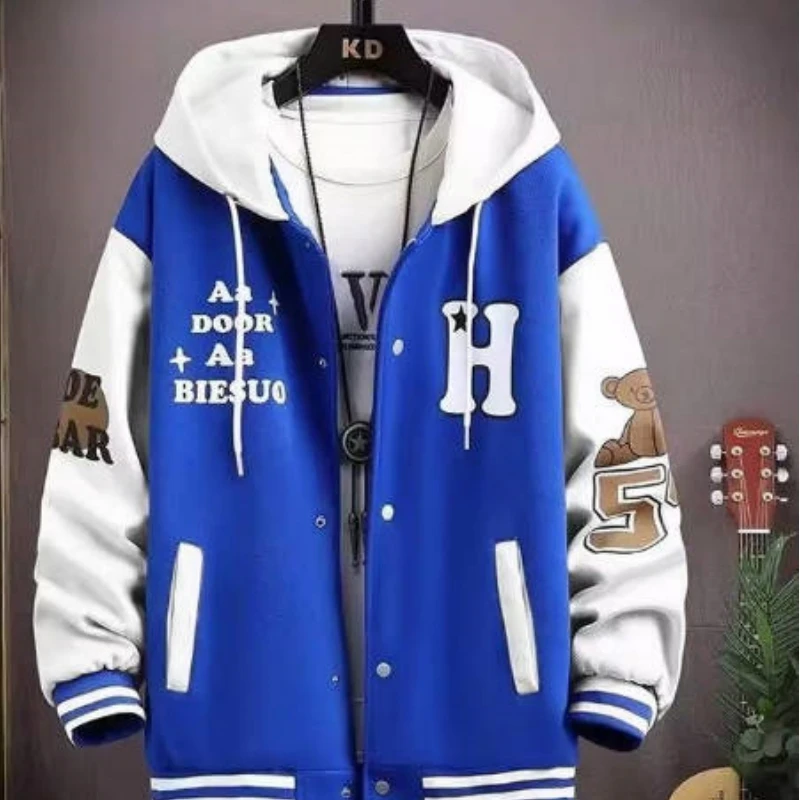 Мужская и женская бейсбольная куртка молодежная форма весна-осень хип-хоп пальто