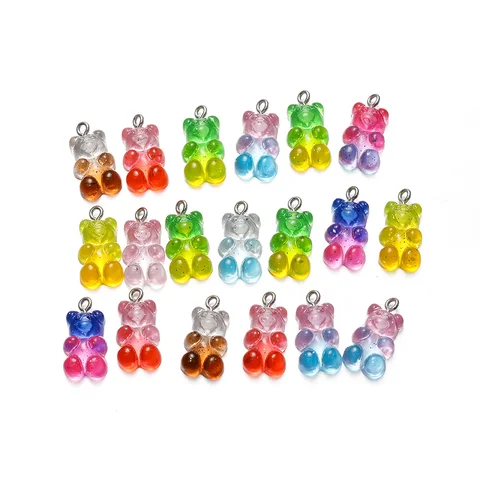 Подвески-мишки из смолы AGCFABS