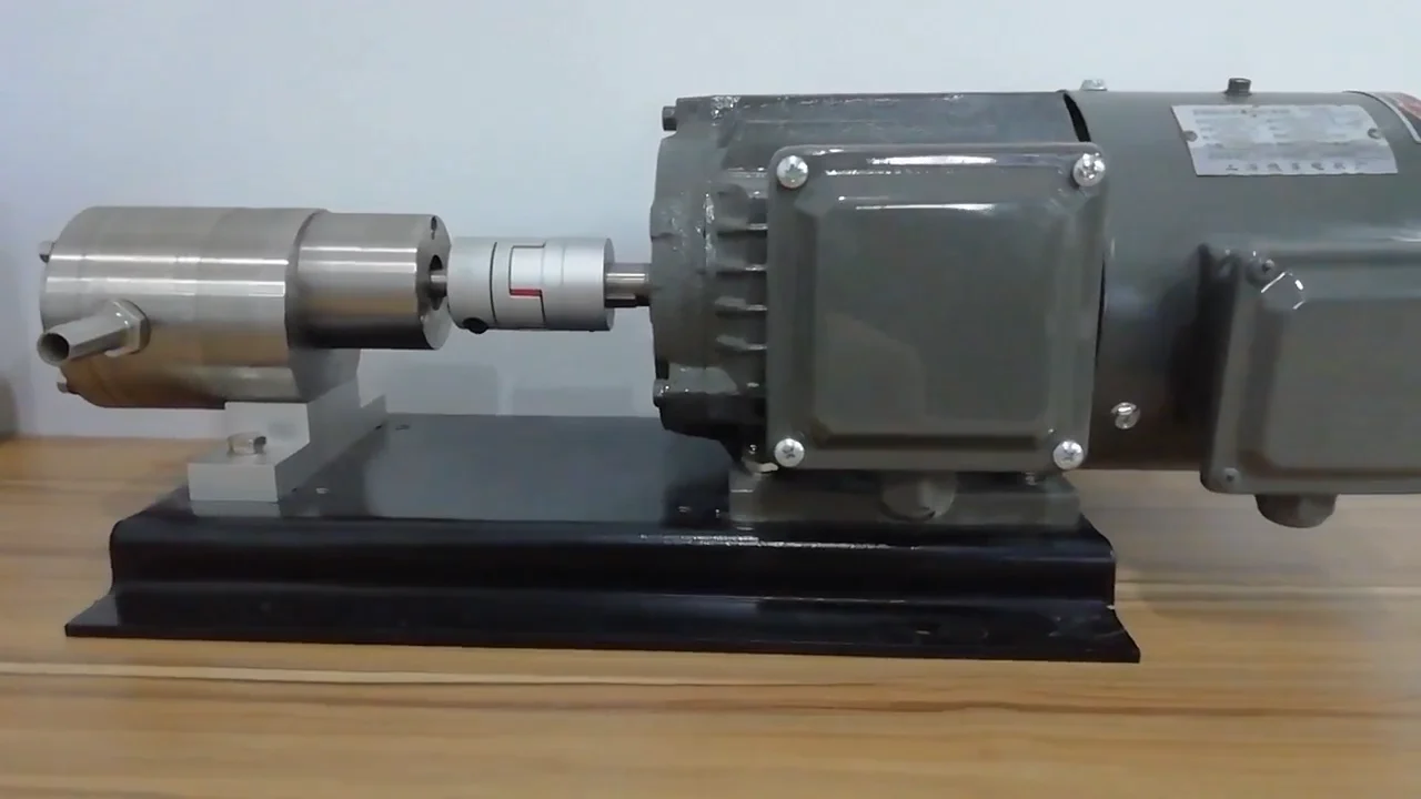 

high quality mini gear pump resin glue chemical dosing pump metering with servo motor