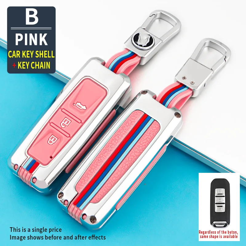 

Car key case cover keychain For Baojun 510 730 360 560 RS-5 530 630 for Wuling Hongguang S Car Key Case Cover Car Key Bag