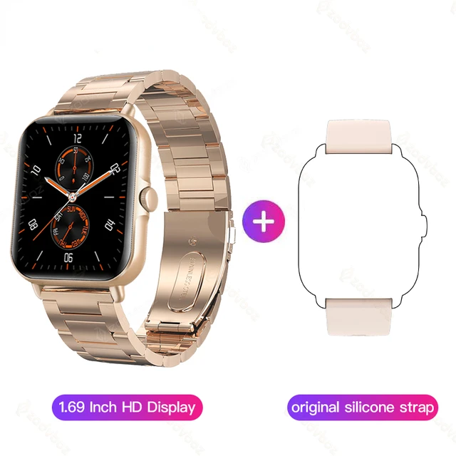 

Смарт-часы мужские водонепроницаемые с экраном 1,69 дюйма и Пульсометром