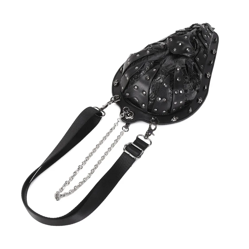 Сумка с объемным изображением птицы на Хэллоуин сумка через плечо цепочкой