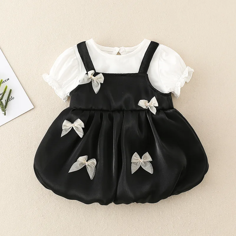 

Baby Girl Clothes New 2023 Korean Baby Summer Clothes Outfits Suits For Kid Clothes Newborn Dress Set 2-Pieces Suit 0-3 Year Old
