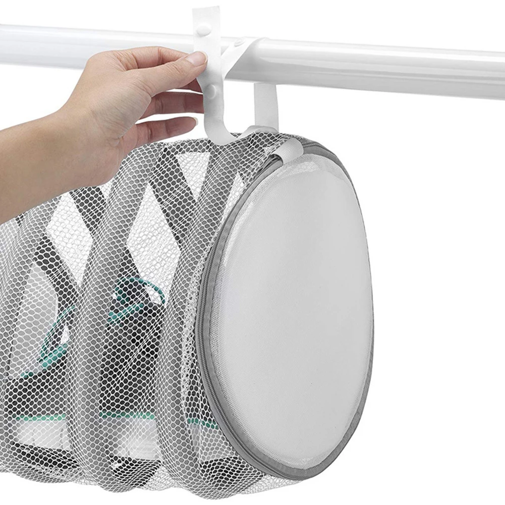 

Protective Storage Laundry Durable Drying Polyester With Hanging Loops Cleaning Shoe Wash Bag Washing Net Machine Bathroom Home