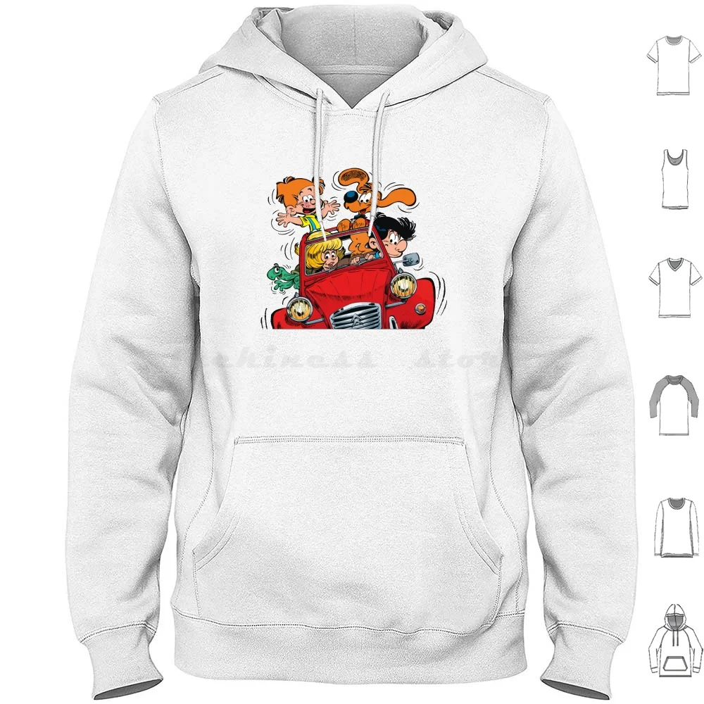 

Boule Et Bill ( Billy And Buddy ) In The Car Hoodie cotton Long Sleeve Retro Vintage Nostalgic 60 70 80 Comic Cartoon French