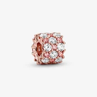 shiny rose pink clear sparkle charms mybeboa 925 sterling silver bead fit original pandora bracelet women advanced jewelry