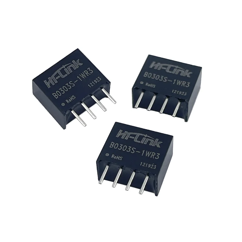 

Free Ship Mini 10pcs B0303S-1WR3 3.3V 303mA 1W 88% Efficiency Step Down Isolated Switching DC-DC Converter Power Supply Module