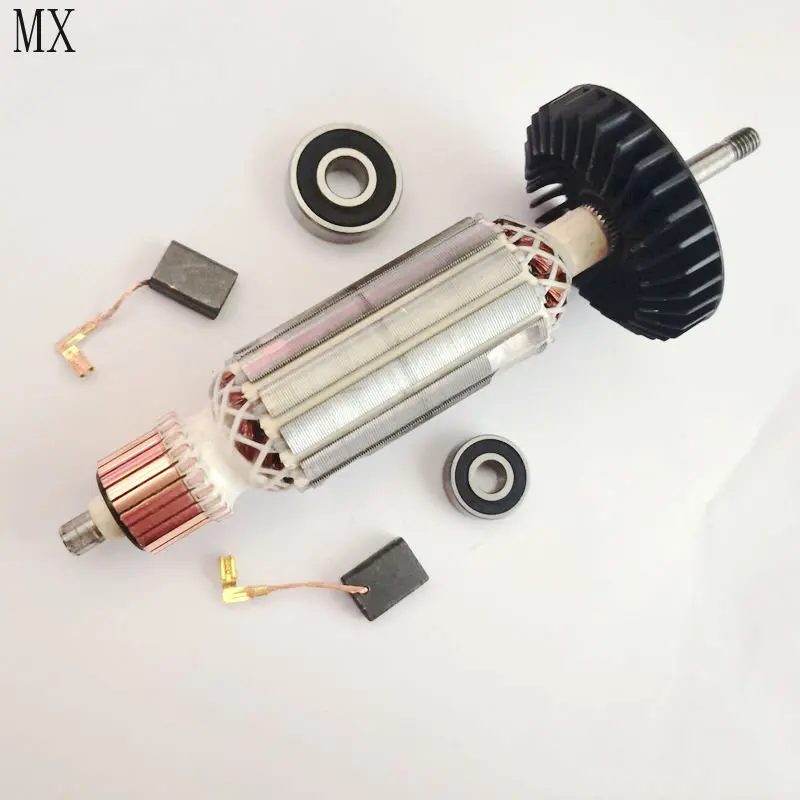 

AC220V-240V Якорный ротор для Makita 9556 9557 9558 9556NB 9556HN 9557NB 9557HN 9558NB 9558HN, Запчасти Для УШМ