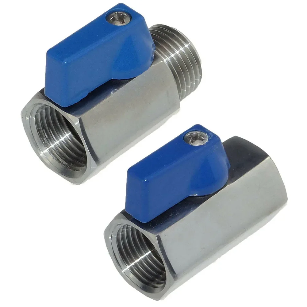 Шаровой кран из нержавеющей стали регулируемый для нагрева в верхней части